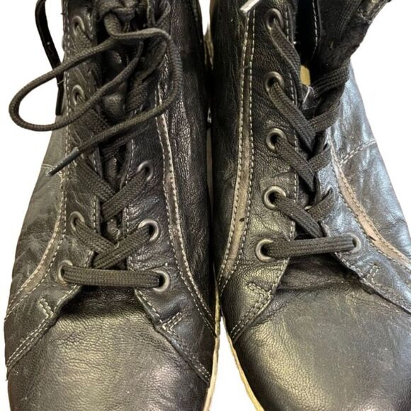 Remonte Dorndorf Black Hightop Zipper Embellished Shoe Size EU41 (US 10) - Picture 10 of 12